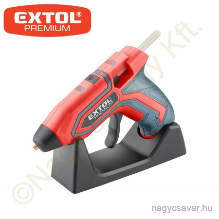 Akkus melegragasztó pisztoly 4V Li-Ion 1x1,5Ah, stift Ø7,2mm EXTOL Prémium