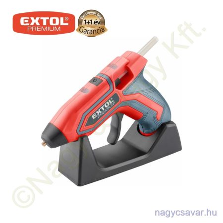 Akkus melegragasztó pisztoly 4V Li-Ion 1x1,5Ah, stift Ø7,2mm EXTOL Prémium