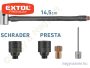 Akkus levegő kompresszor max.10,3bar USB töltés EXTOL Prémium