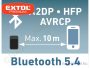Bluetooth hangszóró + mikrofon EXTOL Prémium