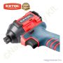 Akkus ütvecsavarozó szénkefementes motor Share20V 20V Li-Ion 2x2,0Ah + töltő 1/4" hatszög 230Nm EXTOL Prémium