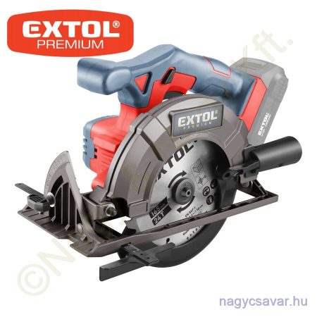 Akkus körfűrész Share20V 20V Li-ion akku és töltő nélkül 0-3.650 1/perc Ø165mm tárcsa EXTOL Prémium