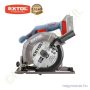 Akkus körfűrész Share20V 20V Li-ion akku és töltő nélkül 0-3.650 1/perc Ø165mm tárcsa EXTOL Prémium