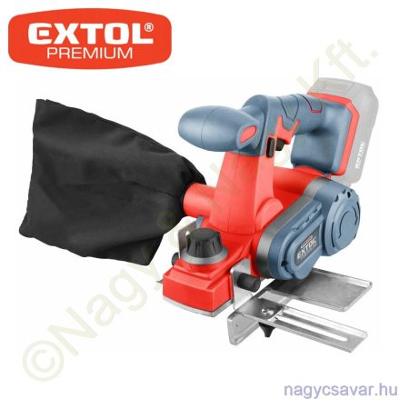 Akkus gyalu Share20V 20V Li-ion akku és töltő nélkül 10.000 1/perc kés: 60mm, mélység: 0-1,25mm EXTOL Prémium