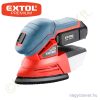 Akkus delta csiszoló Share20V 20V Li-ion 1x2,0Ah + töltő 123×95mm 11.000 1/perc EXTOL Prémium