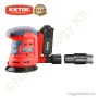 Akkus excenter csiszoló Share20V 20V Li-ion 1x2,0Ah + töltő Ø125mm 10.000 1/perc EXTOL Prémium
