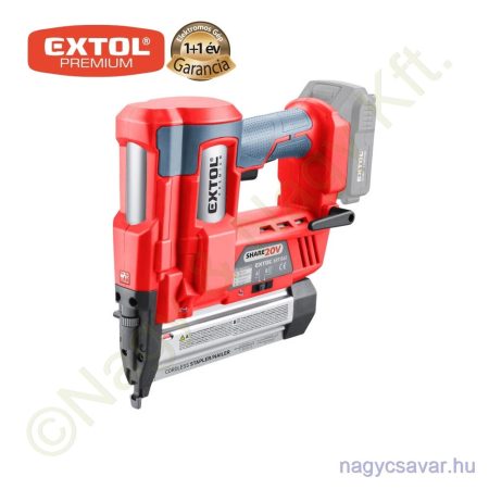 Akkus szögbelövő (kapocs belövő) Share20V 20V Li-ion akku és töltő nélkül 100 lövés/perc EXTOL Prémium
