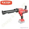 Akkus kinyomópisztoly Share20V 20V Li-ion akku és töltő nélkül 300ml EXTOL Prémium