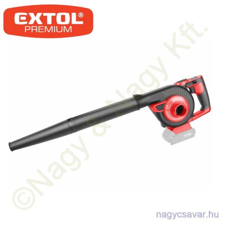 Akkus légseprű, Share20V, 20V, Li-ion akku és töltő nélkül teljes/fúvóka hossz: 44/24cm EXTOL Prémium