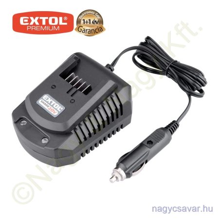Akku töltő autós, SHARE 20V Li-Ion akkukhoz 2,2A EXTOL Prémium