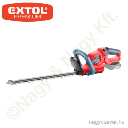 Akkus sövényvágó Share20V 20V Li-ion akku és töltő nélkül 474mm EXTOL Prémium