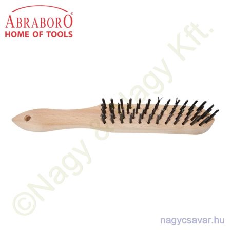 Kézi kefe fanyelű, 4soros 290/140mm 0.30 OSG ABRABORO