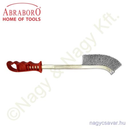 Kézi kefe piros hosszú nyelű 380/140mm 0.30 LTE ABRABORO