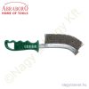 Kézi kefe zöld nyelű 290/140mm 0.30 INOX ABRABORO