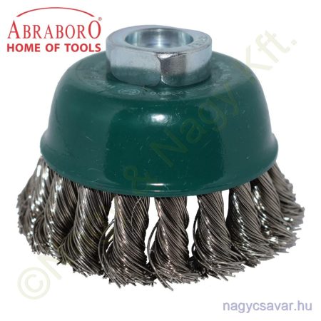 ULTRA fazékkefe TZ61 D65, M14, 0.50 INOX ABRABORO