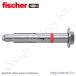   TA M6 T/25 S nagyszilárdságú feszítődübel hatlapfejű csavarral (50/cs) FISCHER