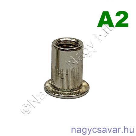 M3 NP A2 szegecsanya M3x10 Lv0,5-3,0