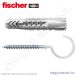   UX 8x50 RH W univerzális dübel fehér horoggal (25/cs) FISCHER