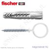 UX 8x50 OE W univerzális dübel fehér szemmel (25/cs) FISCHER