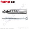 UX 8x50 R S/25 univerzális dübel peremmel és csavarral (25/cs) FISCHER UX 8x50 R S/25 univerzális dübel peremmel és csavarral (25/cs) FISCHER