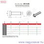 M5x10 df.tx.bizt.csavar (din7380) A2