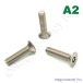 M4x10 sf.tx.bizt.csavar (din7991) A2