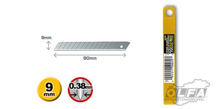 ASB-10 9mm-es penge 10db OLFA