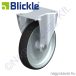   Kerék 200mm talpas, állóvillás, PU, szürke poliamid felni 300kg Blickle