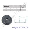 Bútorcsúsztató kör alakú 18mm fekete Bútorcsúsztató kör alakú 18mm fekete