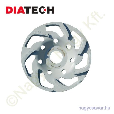 Betoncsiszoló gyémántszemcsés, fehér 125x22,23x5,5mm max 10.000 1/p DIATECH