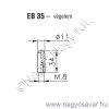 Tolózár végelem EB 35 Tolózár végelem EB 35