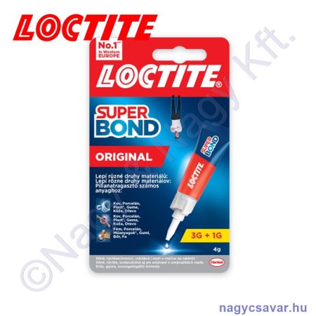 Univerzális pillanatragasztó 3+1g Loctite