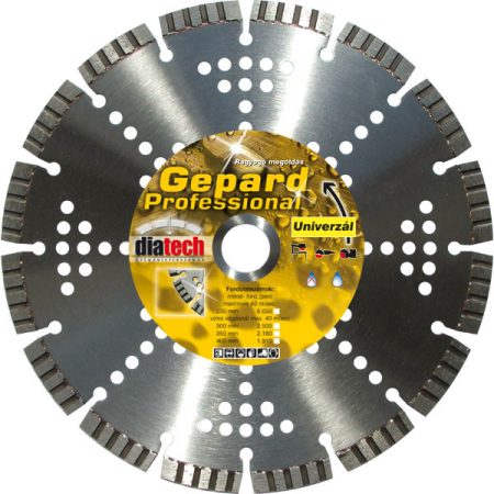 Gepard 115x22,2x10mm gy.vágótárcsa UNIVERSAL Professional