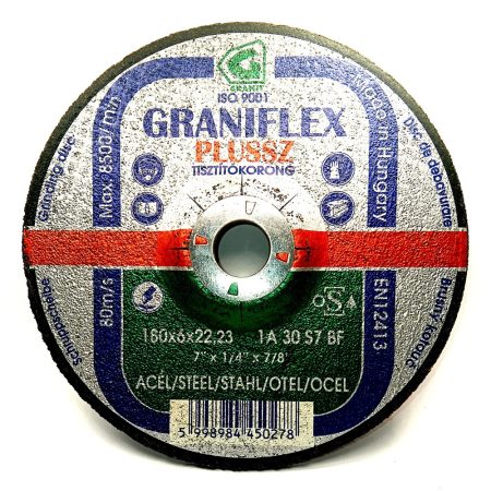 180x6,0x22,2 tisztítókorong fémhez GRANIFLEX
