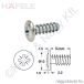Panelrögzítő csavar 6,3x19mm 5mm furatba HAFELE