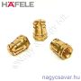 M6x12 réz feszítődübel furat Ø8mm HAFELE