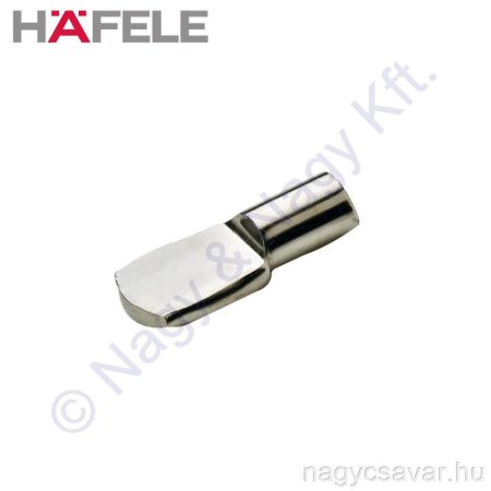 Polctartó lapított, 5mm furatba HAFELE