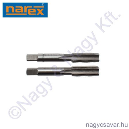 G 7/8" kézi menetfúró (2 db-os) HSS NAREX