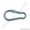 Karabiner 10x100mm csavaros biztosítással