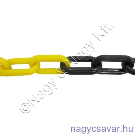 Kordonlánc sárga-fekete 6mm