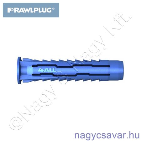 4ALL 6x30 műanyag dübel, csavar Ø4,5mm (100/cs) RAWL