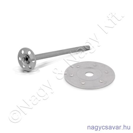 Fém szigetelésrögzítő + tányér 8x200/150 250/cs RAWL