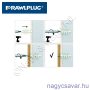 Polisztirol dübel 85mm üvegszál erősítéssel csavar max 6-7x50mm HEX 8 RAWL