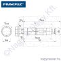 Temperdübel M6x55 hlf. csavarral CE-ETA (150db/dob) RAWL
