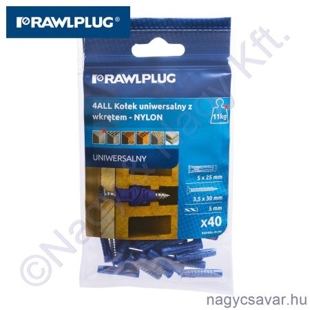 4ALL 5x25mm + 3,5x30 flcs. (40/cs) RAWL