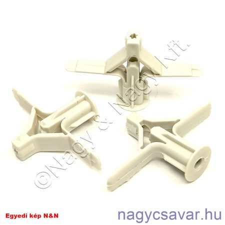 10x15 műanyag tipli gk.-hoz (csavar Ø4mm)