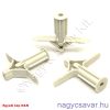 10x25 műanyag tipli dupla gk.-hoz (csavar Ø4mm)