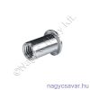 M10 NP sima szegecsanya 4,0-6,5mm-ig, fúró Ø13,1mm KOE