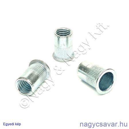 M12 SF recézett szegecsanya 1,0-4,0mm-ig, fúró Ø16,1mm KOE