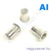 M8 SF sima szegecsanya Alumínium 2,0-4,5mm-ig, fúró Ø11,1mm KOE